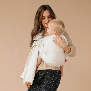 Wildbird Ring Sling (Sparrow Linen w/ Gold Rings)